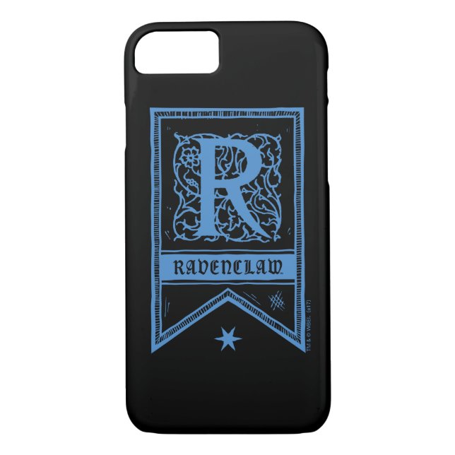 Harry Potter | Ravenclaw Monogram Banner Case-Mate iPhone Case (Back)