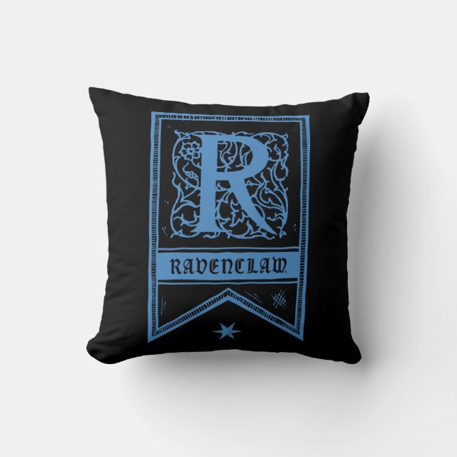 Harry Potter | Ravenclaw Monogram Banner Cushion (Front)