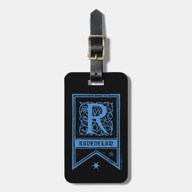 Harry Potter | Ravenclaw Monogram Banner Luggage Tag (Front Vertical)