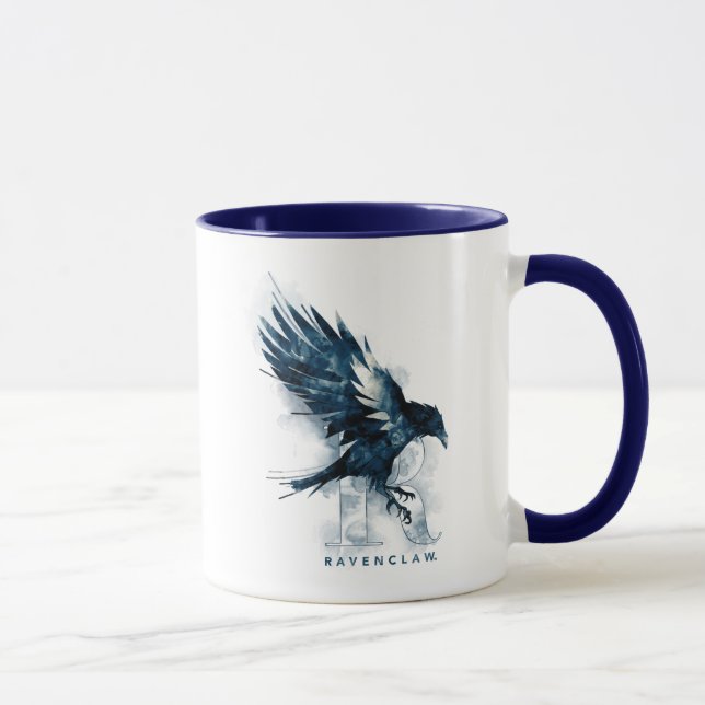 Harry Potter | RAVENCLAW™ Raven Watercolor Mug (Right)