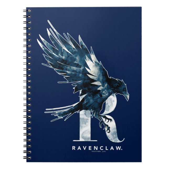 Harry Potter | RAVENCLAW™ Raven Watercolor Notebook (Front)