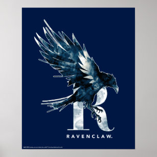 Harry Potter   RAVENCLAW™ Raven Watercolor Poster