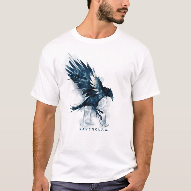 Harry Potter | RAVENCLAW™ Raven Watercolor T-Shirt (Front)