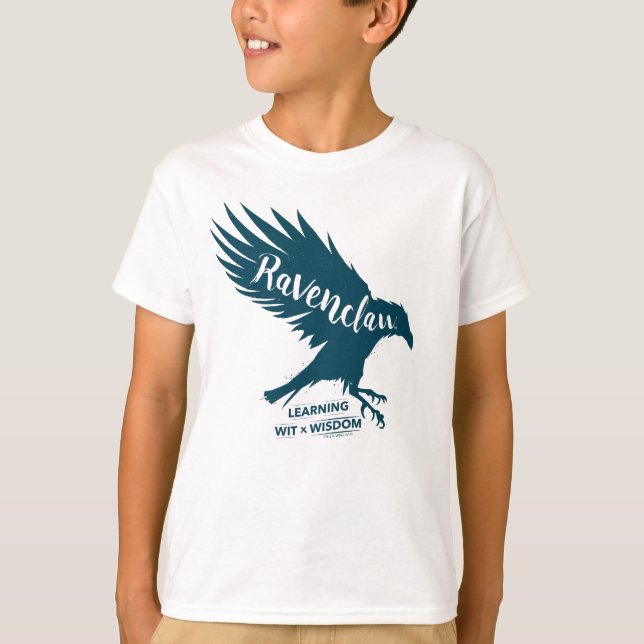 Harry Potter | RAVENCLAW™ Silhouette Typography T-Shirt (Front)