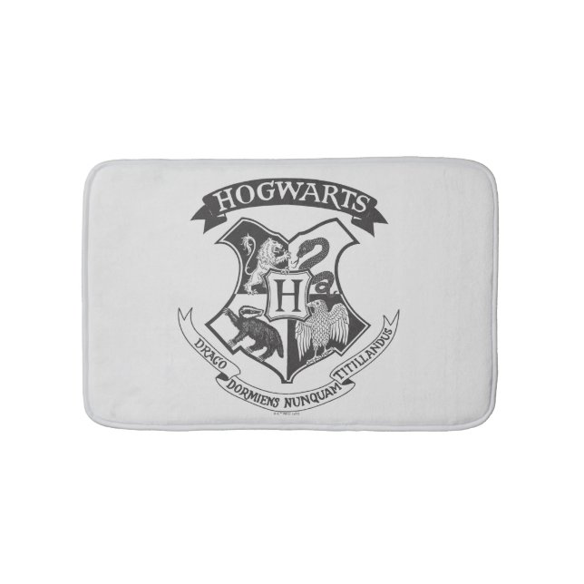 Harry Potter | Retro Hogwarts Crest Bath Mat (Front)