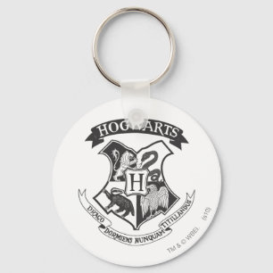 Harry Potter   Retro Hogwarts Crest Key Ring