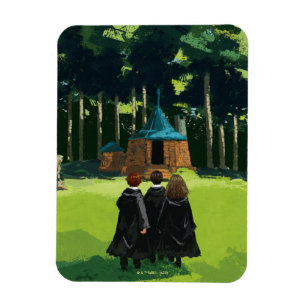 HARRY POTTER™, Ron, & Hermione at Hagrid's Hut Magnet