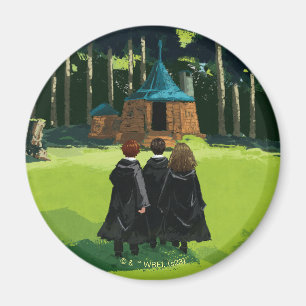 HARRY POTTER™, Ron, & Hermione at Hagrid's Hut Magnet