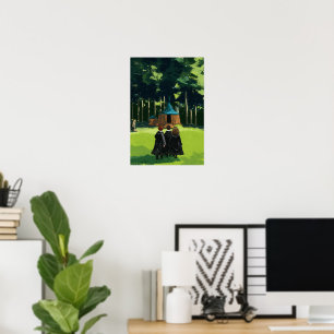 HARRY POTTER™, Ron, & Hermione at Hagrid's Hut Poster