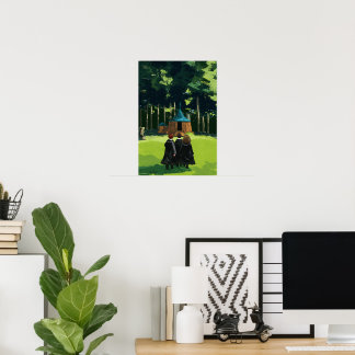 HARRY POTTER™, Ron, & Hermione at Hagrid's Hut Poster