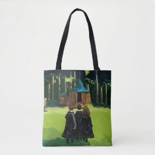 HARRY POTTER™, Ron, & Hermione at Hagrid's Hut Tote Bag