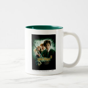 Harry Potter Ron Hermione Dobby Group Shot Two-Tone Coffee Mug