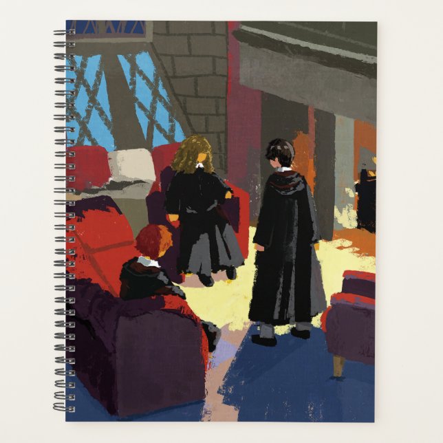 HARRY POTTER™, Ron, & Hermione in Common Room Planner (Front)