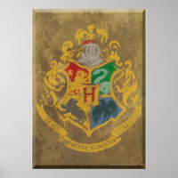 Harry Potter | Rustic Hogwarts Crest