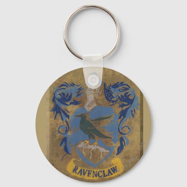 Harry Potter | Rustic Ravenclaw Painting Key Ring (Front)