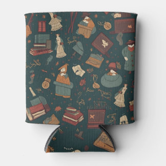 Harry potter seamless pattern can cooler