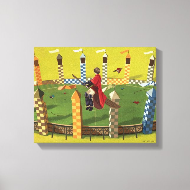 HARRY POTTER™ Seeking the Golden Snitch Canvas Print (Front)
