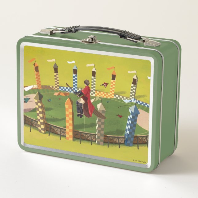 HARRY POTTER™ Seeking the Golden Snitch Metal Lunch Box (Front)