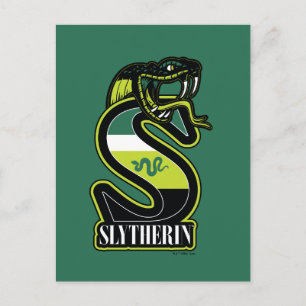 HARRY POTTER™ SLYTHERIN™ Athletic Badge Postcard