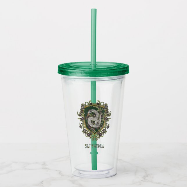 HARRY POTTER™ | SLYTHERIN™ Crest Acrylic Tumbler (Front)