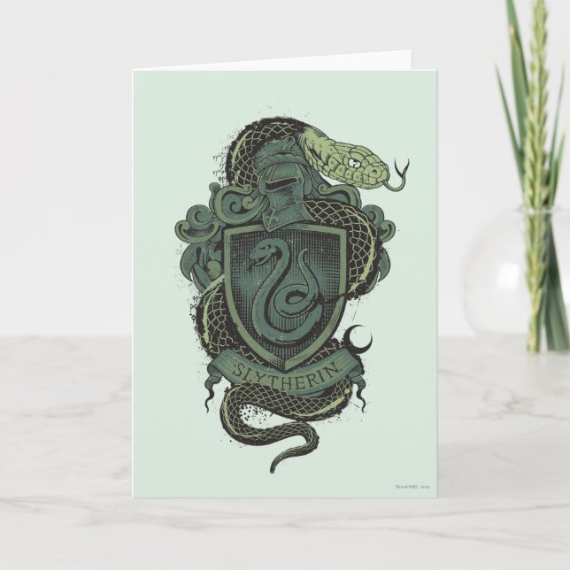 Harry Potter  | Slytherin Crest Card (Front)