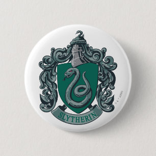 Harry Potter Slytherin Crest Green 6 Cm Round Badge