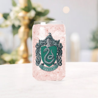 Harry Potter | Slytherin Crest Green Can Glass