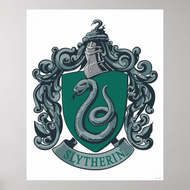 Harry Potter | Slytherin Crest Green Poster (Front)