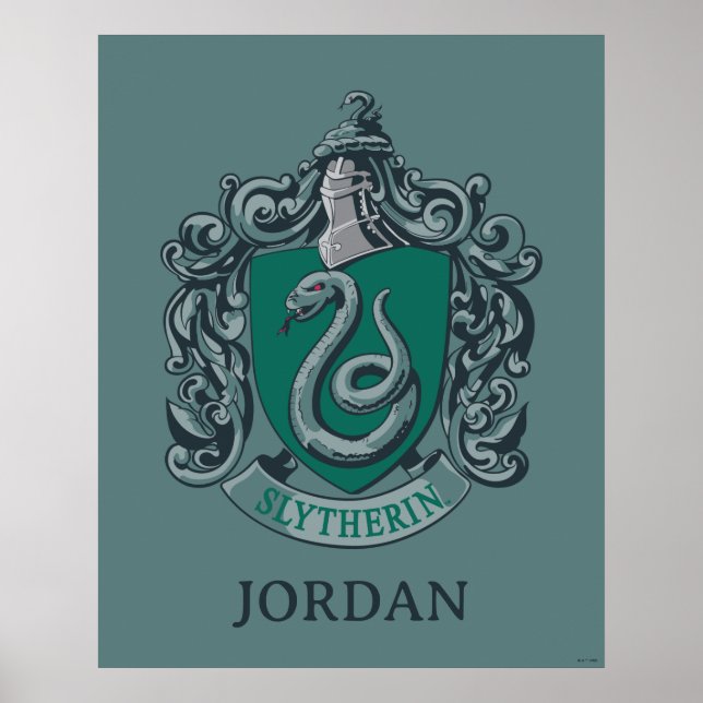 Harry Potter | Slytherin Crest Green Poster (Front)