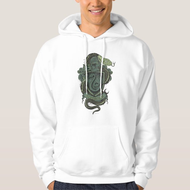 Harry Potter | Slytherin Crest Hoodie (Front)