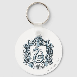 Harry Potter Slytherin Crest - Ice Blue Key Ring