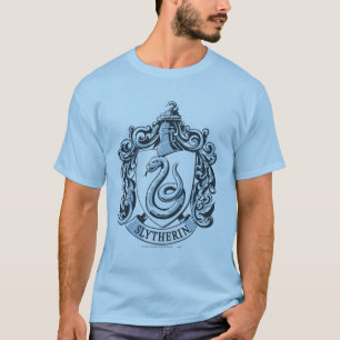 Harry Potter   Slytherin Crest - Ice Blue T-Shirt
