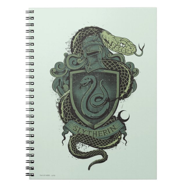 Harry Potter | Slytherin Crest Notebook (Front)