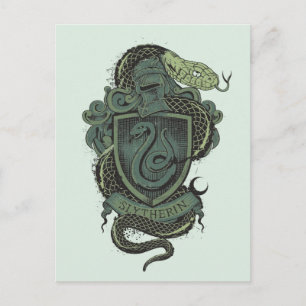 Harry Potter Slytherin Crest Postcard