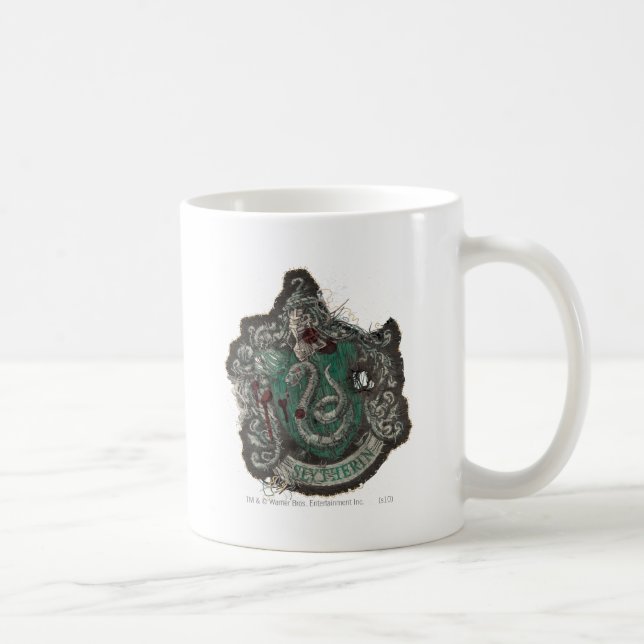 Harry Potter | Slytherin Crest - Vintage Coffee Mug (Right)