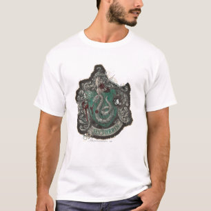 Harry Potter Slytherin Crest - Vintage T-Shirt