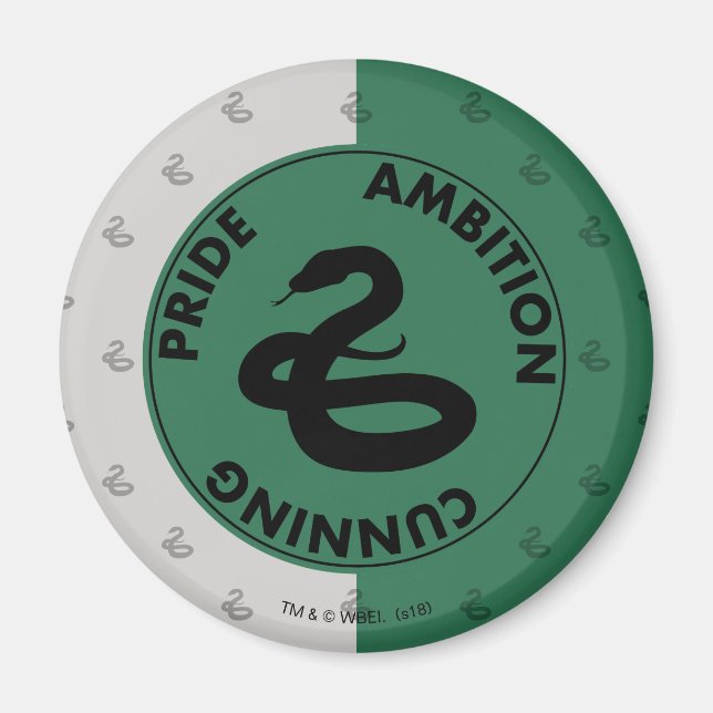 Harry Potter | SLYTHERIN™ House Traits Graphic Magnet (Front)