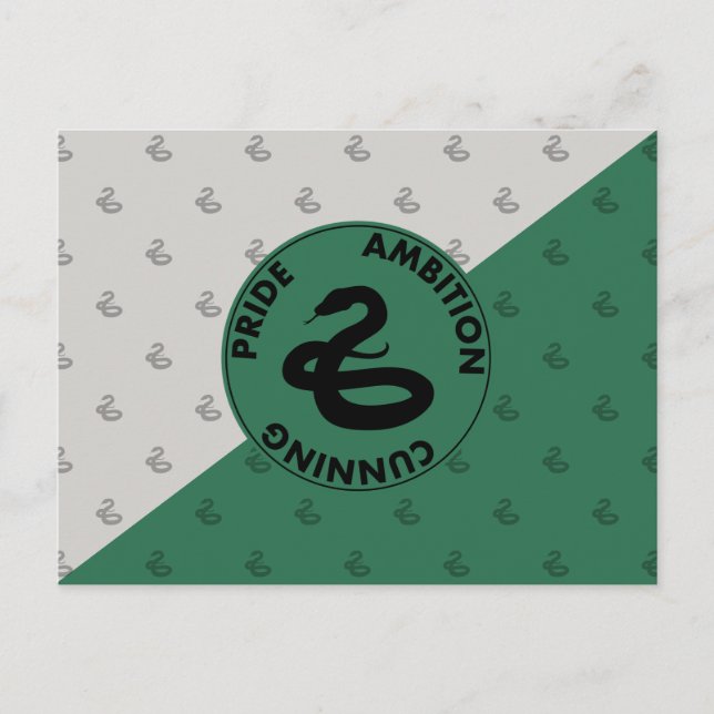 Harry Potter | SLYTHERIN™ House Traits Graphic Postcard (Front)