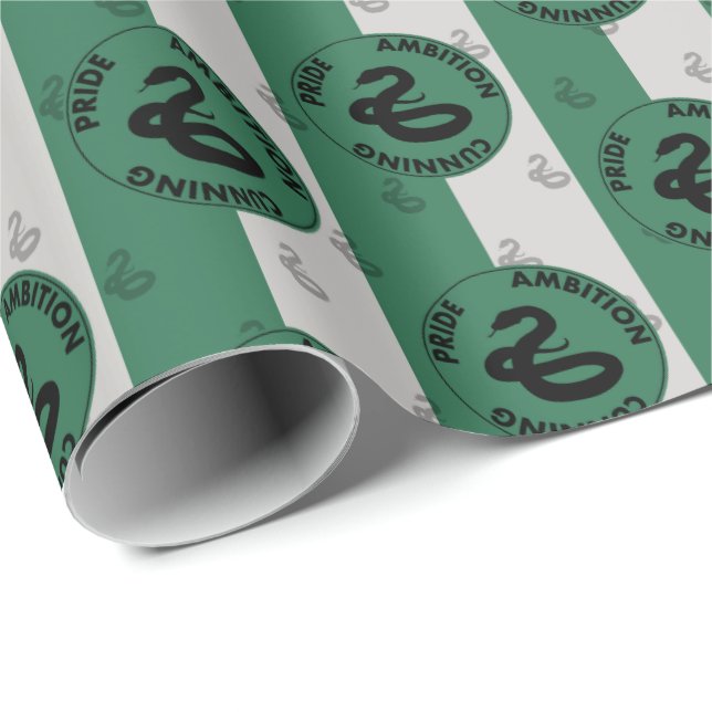 Harry Potter | SLYTHERIN™ House Traits Graphic Wrapping Paper (Roll Corner)