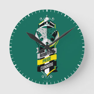 Harry Potter | SLYTHERIN™ House Traits Sigil Round Clock