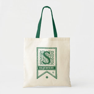 Harry Potter   Slytherin Monogram Banner Tote Bag