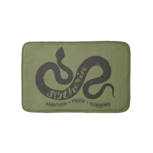 Harry Potter   SLYTHERIN™ Silhouette Typography Bath Mat