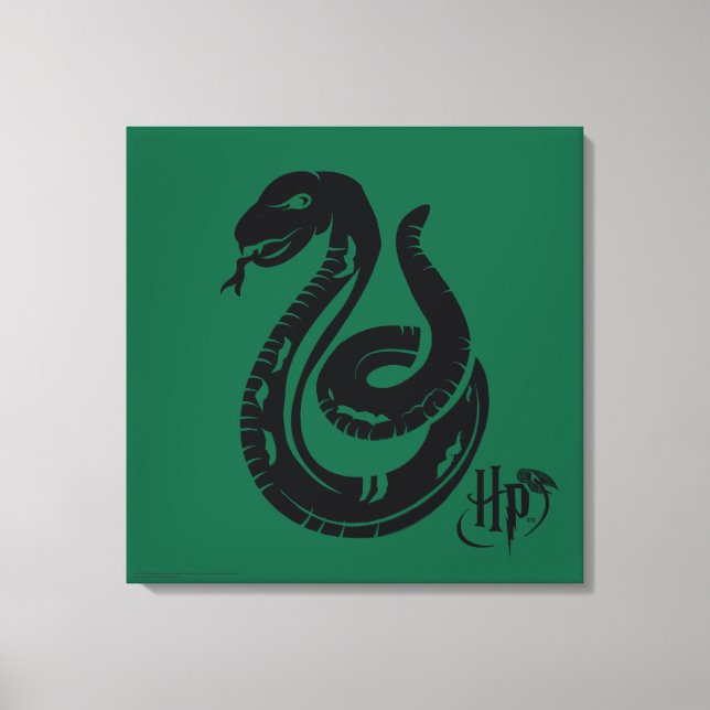 Harry Potter | Slytherin Snake Icon Canvas Print (Front)