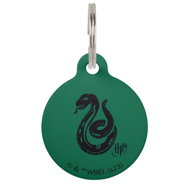 Harry Potter | Slytherin Snake Icon Pet Tag (Front)
