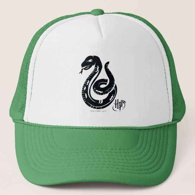 Harry Potter | Slytherin Snake Icon Trucker Hat (Front)