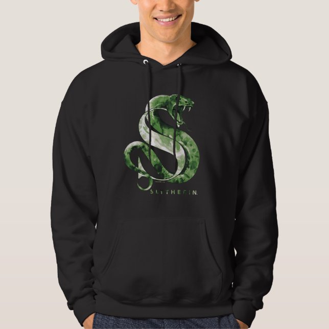 Harry Potter | SLYTHERIN™ Snake Watercolor Hoodie (Front)