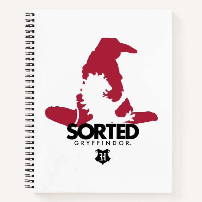Harry Potter | Sorted Into GRYFFINDOR™ House Notebook (Front)