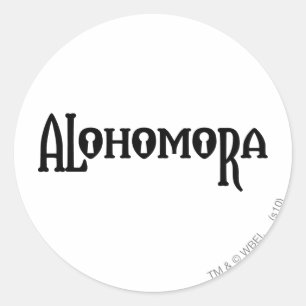 Harry Potter Spell Alohomora Classic Round Sticker