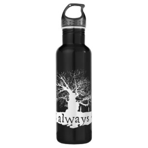 Harry Potter Spell   Always Quote Silhouette 710 Ml Water Bottle