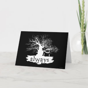 Harry Potter Spell   Always Quote Silhouette Card